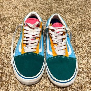 Vans Custom Color Block Suede Old Skool